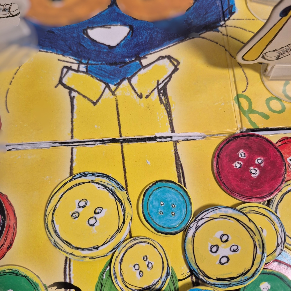Pete the Cat Groovy Buttons‎ Game - Yellow - Picture 5 of 14